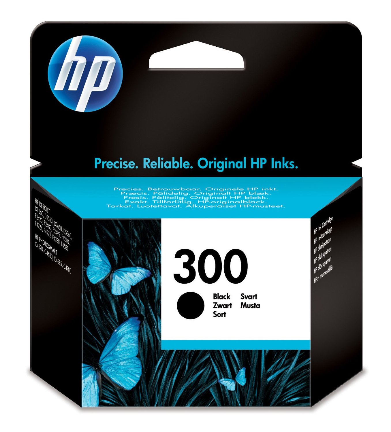 HP 300 Black Ink Cartridge CC640EE Genuine Original HP Ink For HP