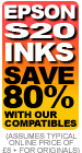 Epson S-20 Ink- Savings of 85% when you use Disk Depot