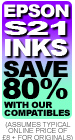 Epson S-21 Ink- Savings of 80% when you use Disk Depot