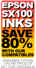 Epson SX-100 Ink- Savings of 85% when you use Disk Depot