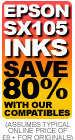 Epson SX-105 Ink- Savings of 85% when you use Disk Depot