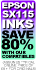 Epson SX-115 Ink- Savings of 80% when you use Disk Depot