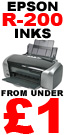 Epson R-200 Ink Carts from Under 80p