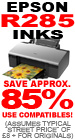 Epson R-285 Ink Cartridges - Save Around 84% when you use Compatibles